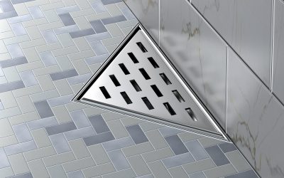 Triangular drain